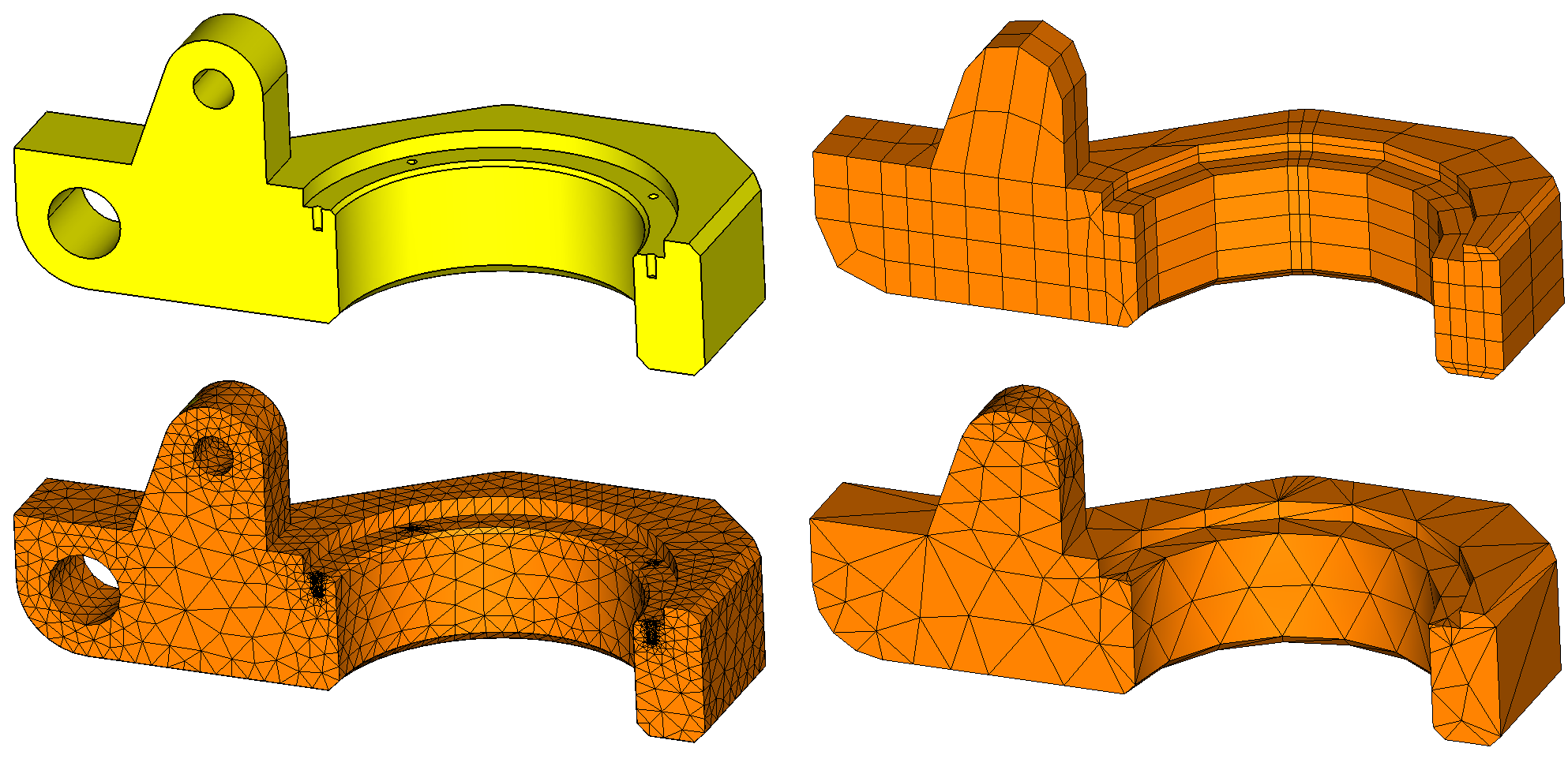 3D CAD model of a mechanical disc component